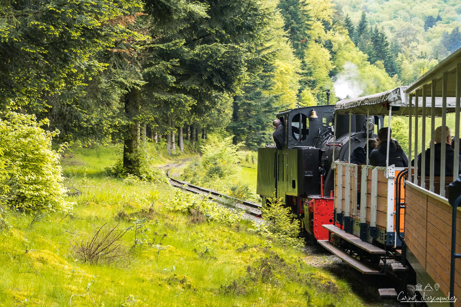 A Ride on the Abreschviller Forest Steam Train