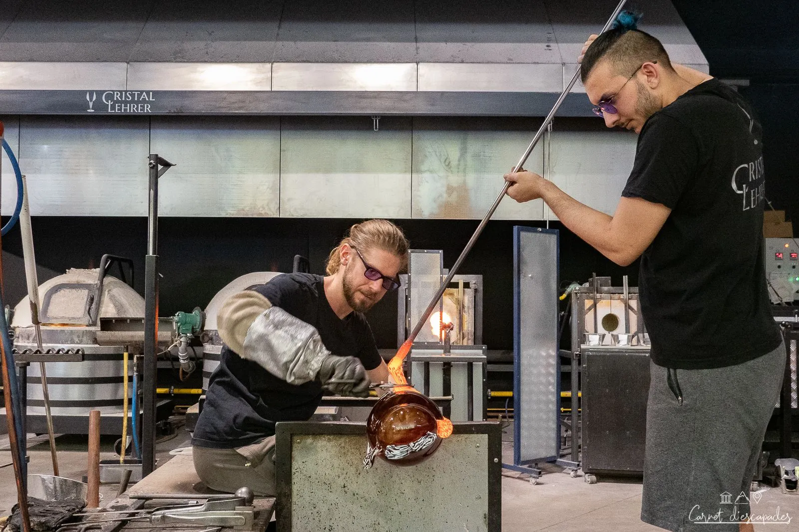 Visit of the Cristal Lehrer crystal factory 1 glass-crystal-lehrer