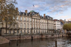 Facade of the Palais Rohan in Strasbourg