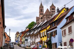 Street leading to the upper town of Breisach