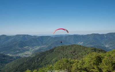 I tested a tandem paragliding flight in Markstein, between Vosges and Alsace!
